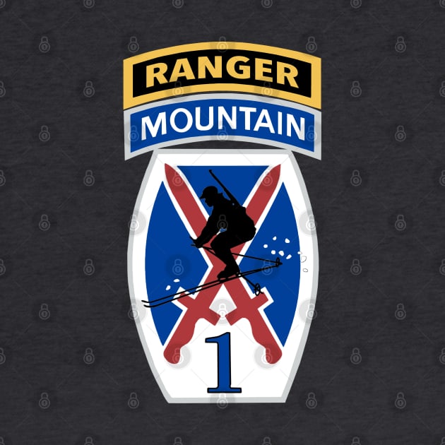 10th Mountain Division 1st Brigade Ranger by Trent Tides